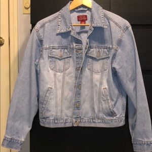 Blue over sized jean jacket